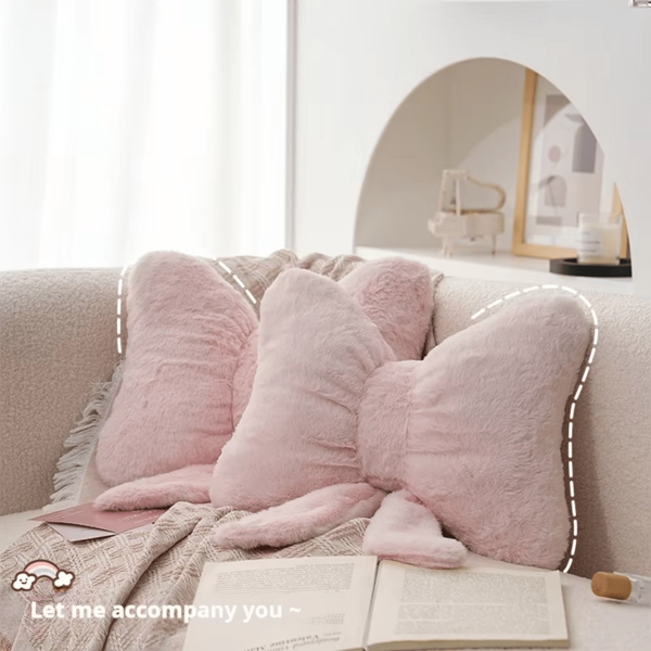Coussin de nuque mignon pour appui-tête de voiture, coussin de siège en peluche d'hiver, coussin lombaire, appui-tête de voiture universel pour 4 saisons pour femmes