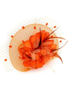 1 Piece Fascinators Hats For Women 20s 50s Headwear With Veil Flower Wedding Tea Party Church Derby Hat Mini Hats Tiny Hats Mini Top Hat Mini Cap, Gifts, Hair Accessories, Gala Night - Shape - View 12