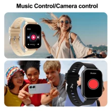 Smart Watch,Multifunctional Sports Smartwatch For Men And Women, With Call & Message Notifications, Customizable Watch Faces, Multiple Sports Modes, Compatible With Android & Compatible With IPhone - Pink-one Size - View 6
