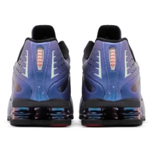Item: Nike Shox R4 Iridescent HQ3446-001 Men's Fashion Sneaker New - Blue and Black - View 4