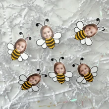 Bumble Bee Confetti, Bee Confetti, Custom Confetti, Glossy Bumble Bee Confetti, Bumble Bee Birthday, To Sweet To Bee One, Sweet As Can Bee,Custom Stickers & Photo Prints | Multiple Sizes/Shapes | Perfect Party Favors, Gift Tags Back To School - Paper Only (non-sticker) - View 3