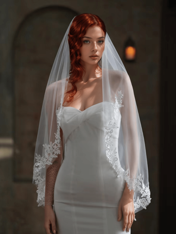 1 peça de aplique de malha de metal para cabelo, véu curto de camada única para mulheres, faixa de cabeça para festa de casamento