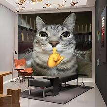 1pc Kawaii Cat Tapestry Animal Pattern Tapestry Polyester Home Accessories Easy To Install Wall Hanging Decor Bedroom Living Room Dorm Gifts For Men Women Included Free Installation Package Room Decor Home Decor Wall Decor Bedroom Decor Wall Art Poster Home Decor Living Room Tapestry For Room Wall Tapestry Flag Room Decoration Stuff - Multicolor - View 3