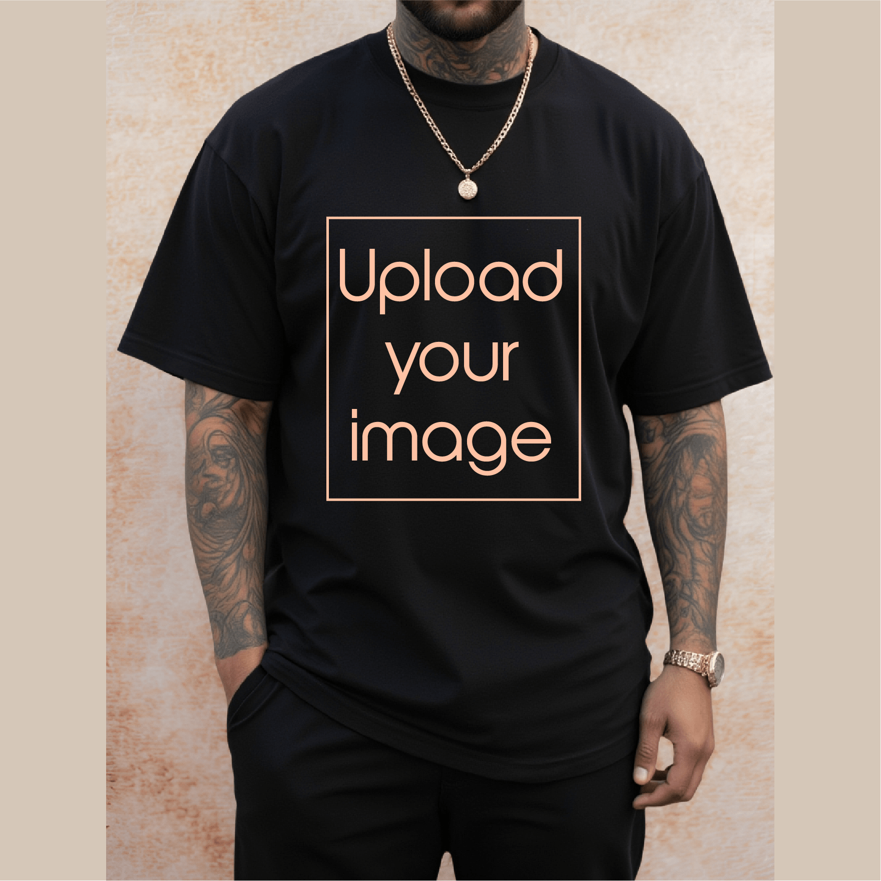 Camiseta personalizada con foto impresa para hombres de talla grande, diseño personalizado, ropa de hombre de talla grande hecha a medida, camiseta s