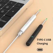 NATFIRE Wireless Ear Cleaner Intelligent Visual Ear Pick For Ear Clean Camera Ear Wax Removal Tool WiFi Ear Otoscope & 6 LED Lights Ear Scope Endoscope With 5 Pcs Silicone Ear Spoons Compatible With Iphone IPad Android Ear Digging Spoon For Home Ear Cleaning Travel Stuff, Wedding, Party, Birthday, Gifts For Men Mom Dad Friends, New Years Funny Gift