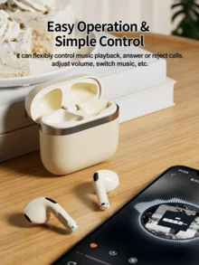 Auriculares inalámbricos Bluetooth compatibles con la serie iPhone, alta calidad de sonido, estéreo Hi-Fi, compatible con iPhone - Multicolor - Ver 3