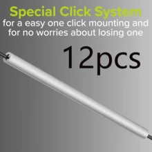 36pcs Bicycle Spoke Reflectors, Diy 360° Visibility, Easy To Install, Spoke Covers Made Of Reflective Material, No Batteries Required, Waterproof Warning Spokes, Suitable For Night Cycling - Multicolor - View 13