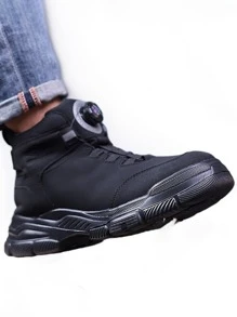 High-Top Safety Work Shoes For Men, Anti-Smash And Anti-Puncture, Lightweight, Breathable, New Style Suitable For All Seasons