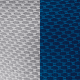 Azul y blanco