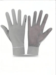 زوج قفازات حرير جليدي للحماية من الأشعة فوق البنفسجية، مناسبة للارتداء اليومي