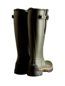 HUNTER Balmoral Side Adjustable Tall - Boots - Green - View 3