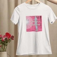Camiseta Divertida Meme Unisex ¨Puedes o no, mediocre?...¨, Camiseta con frase divertida para regalo unisex - Blanco - Ver 2