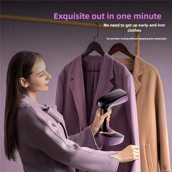 Portable Handheld Garment Steamer - 220V-240V, European Plug, Ideal For Clothes & Home Use
