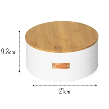 Conjunto Utensílios Porta Pão Biscoitos Café Açúcar