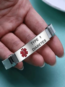 Titanium Steel Snake Bangle Bracelet, Red Alert Type 2 Men Emergency Survival Bracelet - Multicolor - View 1