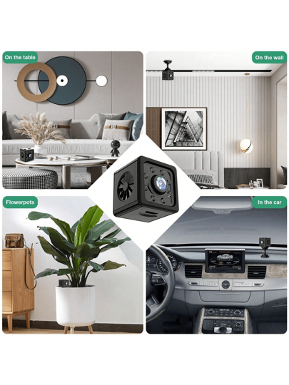 WiFi Camera, Built In Microphone, Portable USB Rechargeable Motion Sensor DV Monitoring, Night Vision Security Video Surveillance Camera Family Pet. view 8