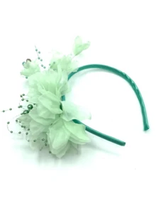 1Pc Fascinators Hats For Women Tea Party Hat Ladies Beaded Aliceband Fascinator Weddings Races Royal Ascot Headband - Style a - View 8