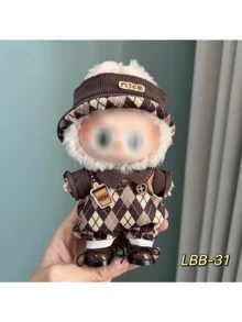 (ONLY Clothes) 17cm Plush Doll Detachable Costume Set, Sitting Party (Clothes Only, No Shoes) - Multicolor - View 7