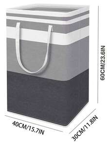 1 件 75L 便携式可折叠洗衣篮，带手柄，储物篮，可折叠洗衣篮，防水布折叠篮，用于存放衣服和玩具，带延长手柄和便携式可折叠设计，适用于家庭、宿舍、自助洗衣店，可用作袋子、衣物整理洗衣篮、洗衣篮浴室收纳篮、篮子 - 彩色 - 查看 14