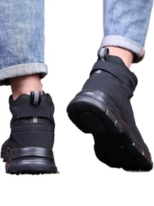 High-Top Safety Work Shoes For Men, Anti-Smash And Anti-Puncture, Lightweight, Breathable, New Style Suitable For All Seasons