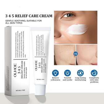 50g, Crema calmante 345, Humectante facial diario, Apropiado para: Piel seca, desigual, flácida, con imperfecciones, suaviza, acondiciona y da transpiración a la piel