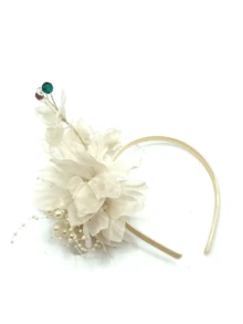 1Pc Fascinators Hats For Women Tea Party Hat Ladies Beaded Aliceband Fascinator Weddings Races Royal Ascot Headband - Style a - View 6