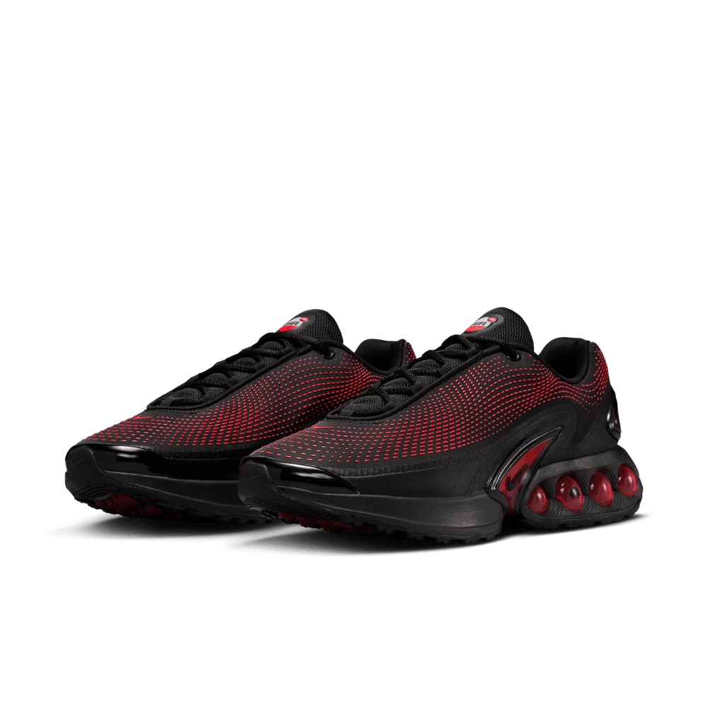 Nike Air Max DN SE Soft Comfortable Non-Slip Low-Top Running Shoes, Black & Red, HV5235-002 - Black - View 1