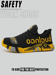 Chaussures / Chaussures homme / Chaussures femme / Chaussures de sécurité neutres pour le travail. Bottes de sécurité basses avec fonction anti-écrasement et anti-perforation, embout en acier. Chaussures de travail confortables et respirantes avec semelles souples, pour le port toute saison ou les randonnées et voyages extérieurs. Chaussures de sécurité pour la protection des pieds sur les chantiers industriels, extérieurs et de construction. Chaussures à la mode pour hommes et femmes.