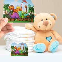 10pcs Dinosaur Theme Birthday Party Invitations, Cartoon Jungle Dinosaur Design Party Invitation Cards, Suitable For Birthday Party, Picnic, Thanksgiving, Family Gathering