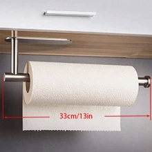 1pc Simple Kitchen/Bathroom Storage Rack, Can Be Used As Paper Towel Storage, Napkin Storage, Rag Holder,Silver/Black/Simple Version Available In Multiple Sizes And Types. Home Decoration Products, Kitchen Accessories Storage, Bathroom Storage Racks