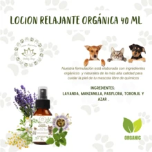 Organic Calming Relaxing Anti-Stress Lotion For Dogs, Cats, And Pets - RELAXING LOTION 40 ML - View 3