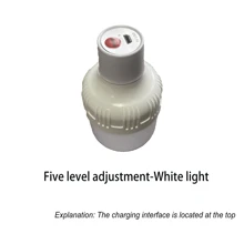 Outdoor Portable LED Lights USB Rechargeable Camping Light 400mAh Waterproof Bulb Emergency Lanterns Lamp, Room Decor,Travel,Mother Day Gift, Ultra Bright Multi-Functional Home Outdoor Work Camping Tent Night Emergency Lamp, Camping Accessories