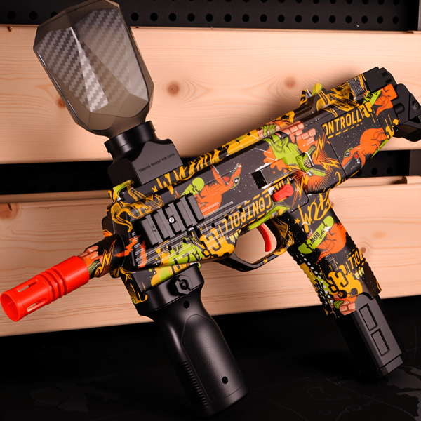 UZI Electric Gel-Ball Blaster – Automatic Outdoor Toy Gun For Team Battles – Perfect Gift For Birthdays, Easter, Halloween, Thanksgiving, Etc. (Water Bullets Not Included)