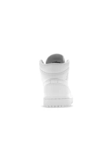 Air Jordan 1 Mid 滑板鞋白色运动鞋经典时尚运动鞋跑步健身校园简约鞋 DV0991-111 - 白色 - 查看 4