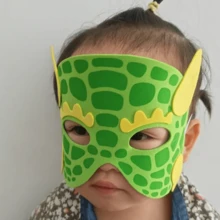 6pcs/Set Creative Festival Decorative EVA Animal Cartoon Face Masks, Forest Animal Masks, Drama Props, School Parent-Child Activities Masks, Masquerade Party Performance Props, Birthday Party Role Play Headpiece - Multicolor - View 3