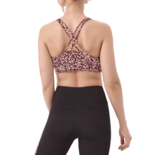 2XU Form Strappy Crop - Black and Red - View 2