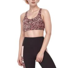2XU Form Strappy Crop - Black and Red - View 1
