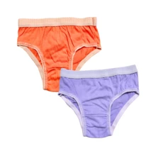 10 Calcinha Infantil Menina 100% Algodão Estampada Lisa com Elástico Resistente Cós Alto - Multicolorido - Visão 7