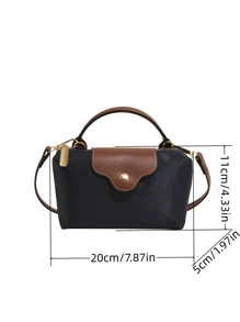 Nowa modna, jednokolorowa, minimalistyczna torba typu bucket z PU, elegancka torebka wysokiej jakości do pracy, na zakupy, na randkę, uniwersalna