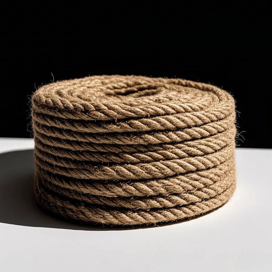 10mm 天然复古黄麻绳麻线卷缝纫圣诞工艺品黄麻绳线婚礼手工 DIY 派对丝带蝴蝶结装饰