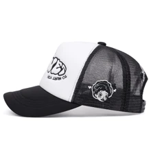 1pc Women's Fashionable Cartoon Letters Embroidery Hip Hop Cap, Fashionable Outdoor Adjustable Sun Protection Lovers Baseball Cap Snapback Hat For Spring, Summer, Autumn And Winter