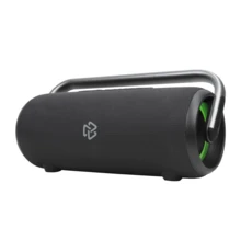 STF Boost Power MAX Speaker Portable Design RGB Lighting 110W Power IPX6 Waterproof Maximum Connectivity: USB, 3.5mm Rechargeable Battery  Function - Black - View 1