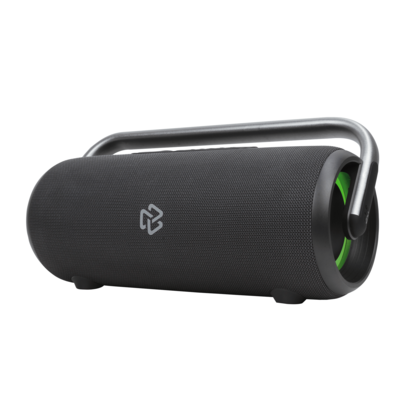 STF Bocina Boost Power MAX Diseño Portátil Iluminación RGB Potencia de 110W IPX6 aprueba de Agua Máxima conectividad: USB, 3.5 mm Batería Recargable Función TWS