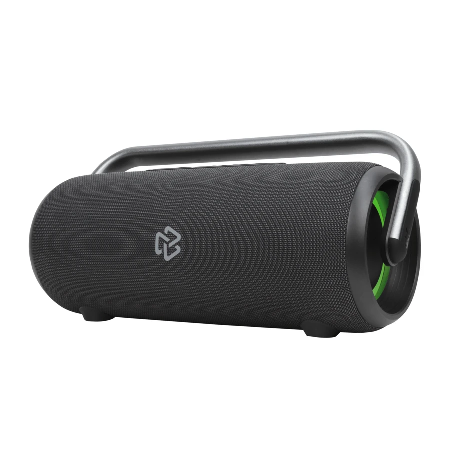 STF Boost Power MAX Speaker Portable Design RGB Lighting 110W Power IPX6 Waterproof Maximum Connectivity: USB, 3.5mm Rechargeable Battery Function - Black - View 1
