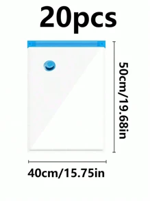 20/10/8/5/1pcs Vacuum Compressed Storage Bags, Travel Organizer Bags, Reusable Vacuum Bags Save 80% Space For Jacket, Shirt, Quilt, Pants, Home, Dorm, Closet, Bedroom, Bathroom, Travel, Back To School, Organizer, Wardrobe, White T-Shirt, Black Pants, Women Winter Clothes, Dress