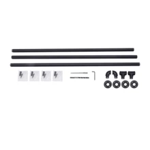 YUNRUX Modern Handrail Pipes Railing Wall Handrail Handrail Stair Railing Black - Black - View 5