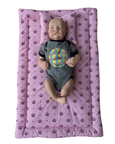 Colchonete Grande + Travesseiro para Bebê Estampado