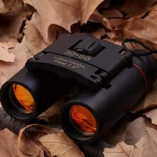 Binoculars 30x60 Zoom Outdoor Travel Compact Folding Telescope - 黑色 - 查看 3