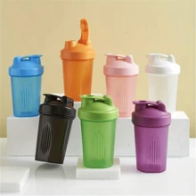 Vaso para batido de 400ml, botella agitadora de proteína para deporte y fitness - Multicolor - Ver 3