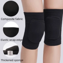 2 Pcs Thick Foam Dance Knee Pads, Outdoor Training Anti-Collision Knee Pads, Daily Warmth, Volleyball, Ice Skating, Adult Sports Thick Protective Gear Gym Accessories Knee Support Sports Knee Pads Gym Knee Pads - Multicolor - View 4